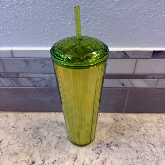 Starbucks Lime‎ Kaleidoscope Domed Lid Venti Tumbler Cup - Picture 5 of 7